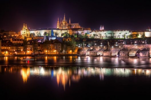 Prague Прага вечірній Собор Св.Віта