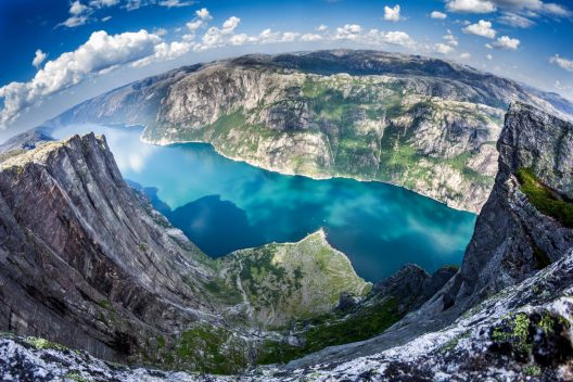 Norway Норвегія Люсе-фьорда