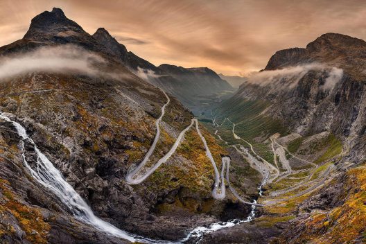Norway гірська Дорога Тролів