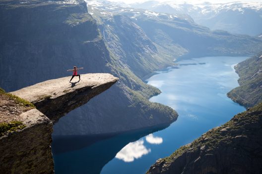 Norway скеля Язик Троля