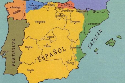 Spain languages Поширені мови в Іспанії