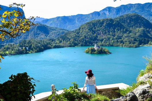 Bled з замку озері Блед 1
