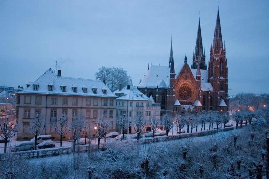 Strasbourg Страсбург зимовий